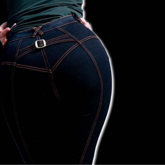 Vintage Judi Rosin Y2K Ultra Rare GBU Mega Bell Bottom Iconic Elephant Jeans - Picture 3 of 11